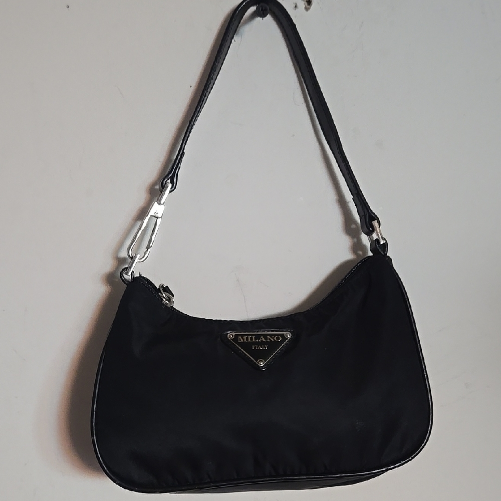 Milano Black Shoulder Bag